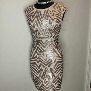*BCBGMaxazria Sequin Cocktail Dress*